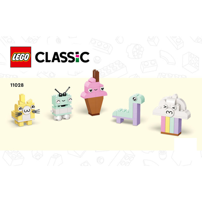 LEGO Creative Pastel Fun Set 11028 Instructions | Brick Owl - LEGO  Marketplace