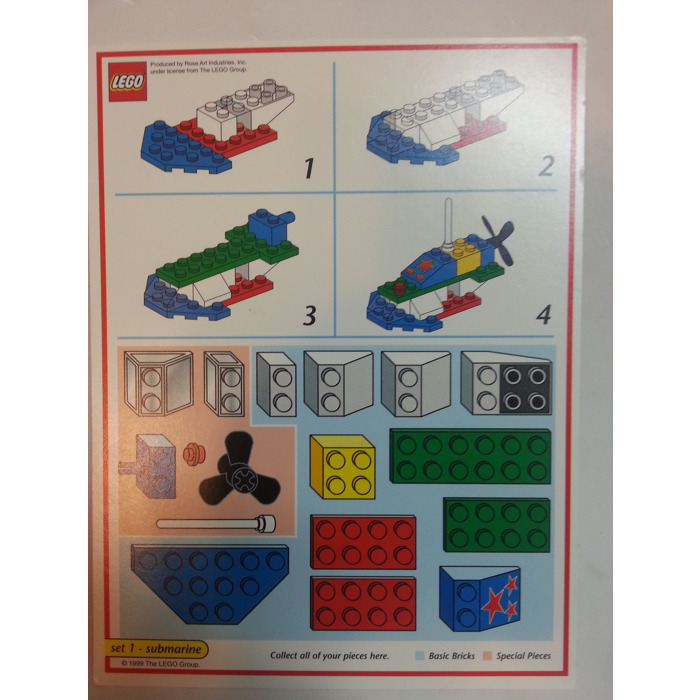 kommando En effektiv delikatesse LEGO Creator Board Game Model Card - Set 1 Submarine (Red Border) | Brick  Owl - LEGO Marketplace