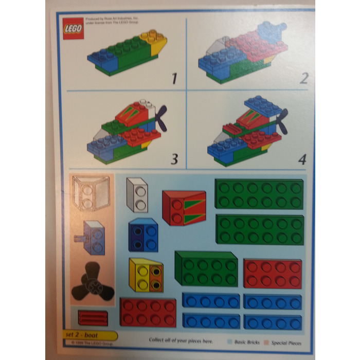 stamtavle feminin Kæreste LEGO Creator Board Game Model Card - Set 2 Boat (Blue Border) | Brick Owl -  LEGO Marketplace