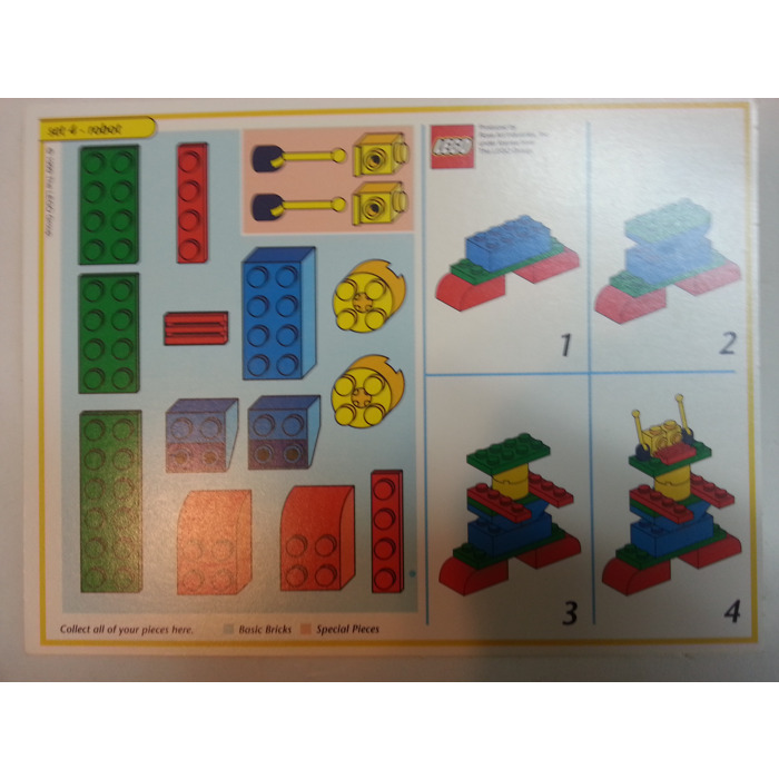 discolor Arkæolog Glat LEGO Creator Board Game Model Card - Set 4 Robot (Yellow Border) | Brick  Owl - LEGO Marketplace