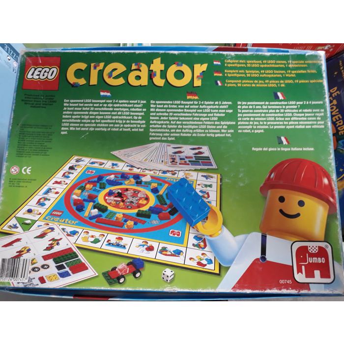 LEGO Creator Race To Build It Board Game 1999 Includes Bricks Replacement  Parts