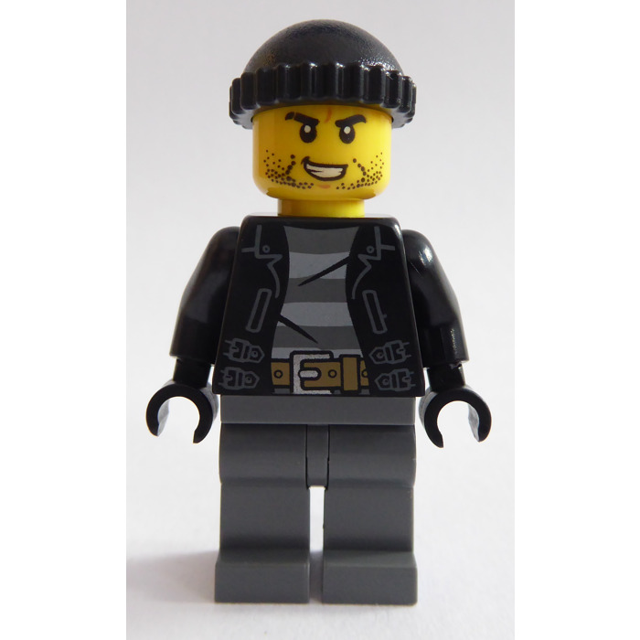 LEGO black CAP x 6 chapeau noir voleur/prisonnier Knit hat 41334 Figurine Accessoire 