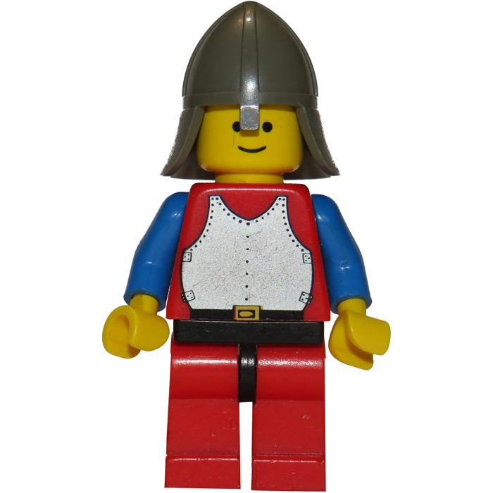 Lego caballero casco en blanco con protección cuello 3844 Ritter Weisser casco Castle nuevo 