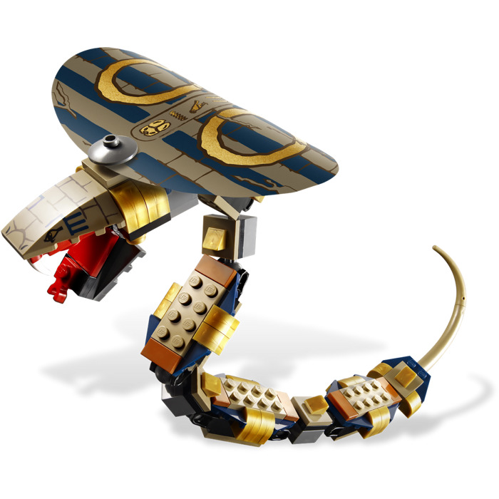 Custom Aufkleber/Sticker passend für LEGO® 7325 Pharaoh`s Q Cursed Cobra Statue