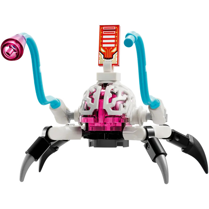 LEGO Cyber Brain Spider with 4 Legs and Medium Azure