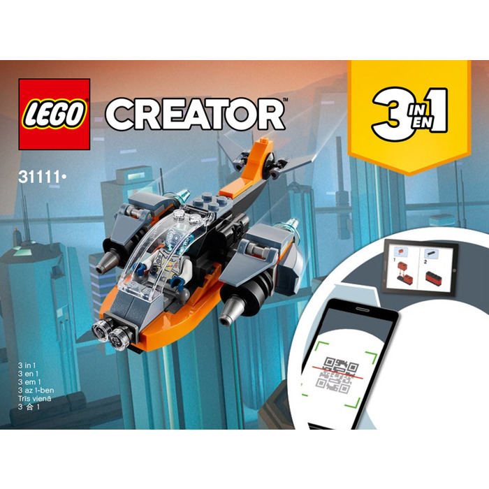 LEGO Cyber Drone Set 31111 Instructions Set | Brick Owl - LEGO Marketplace