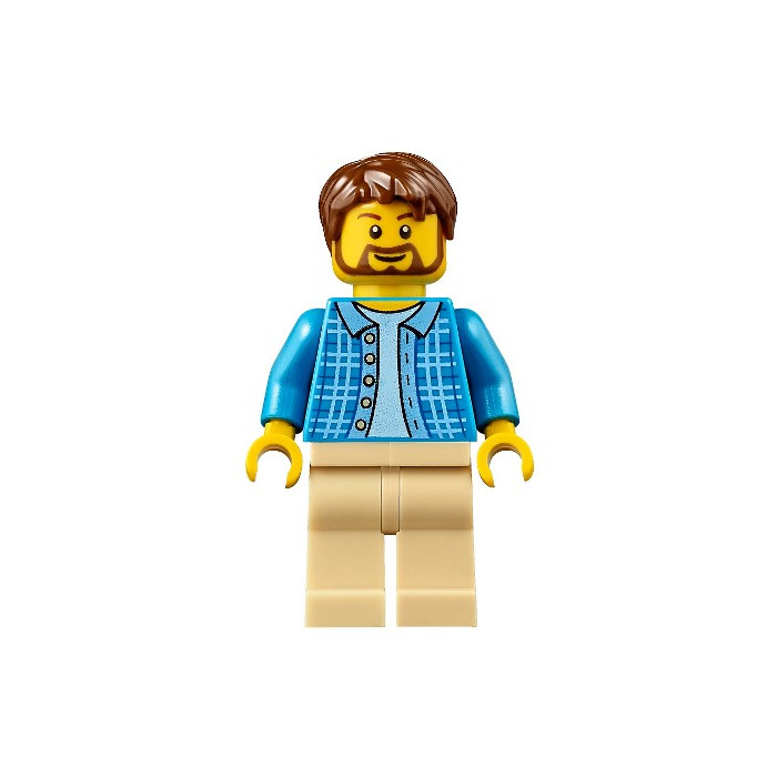 Lego 25 Reddish Brown City Mini Figures Make Boy Hair