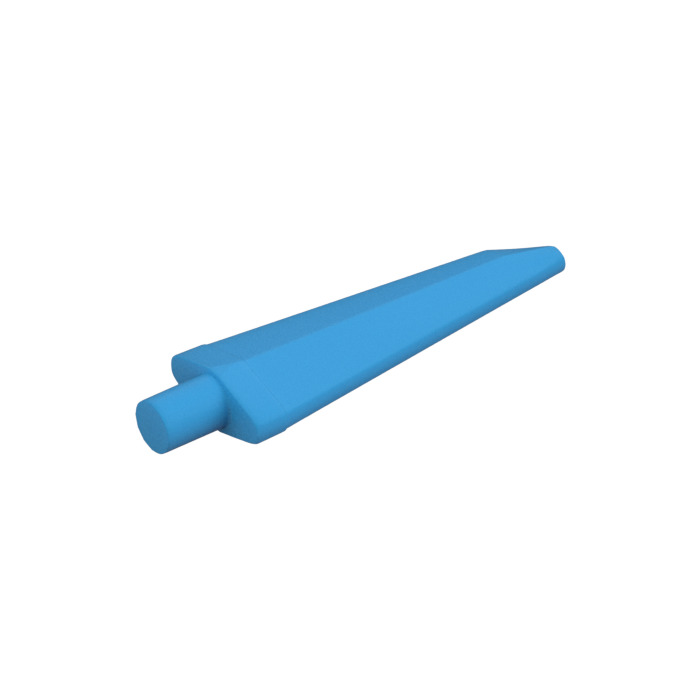 LEGO Dark Azure Flexible Spike Blade with Bar End (64727) | Brick Owl