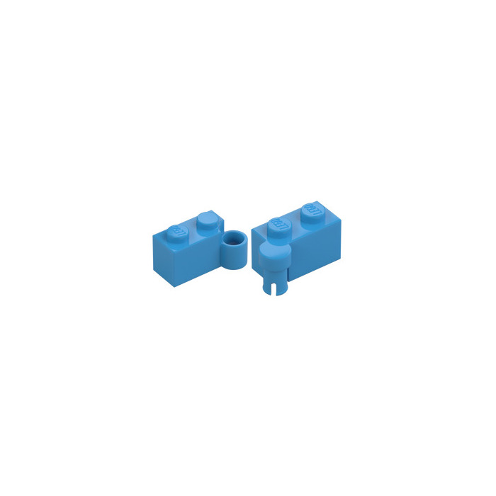 LEGO Dark Azure Hinge Brick 1 x 4 Swivel Brick Owl
