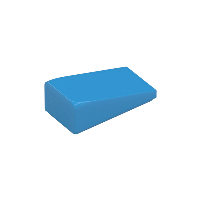 LEGO Dark Azure Slope 2 x 1 (18°) (5404) Brick Owl