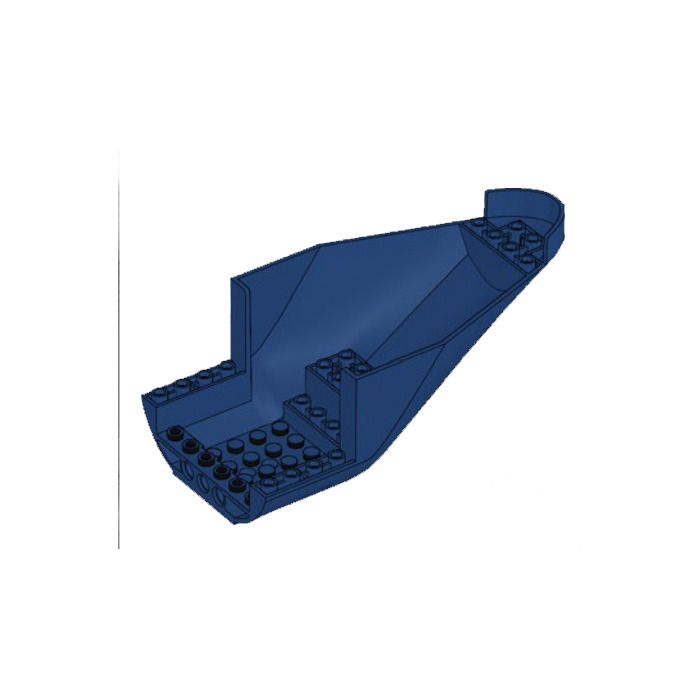 LEGO Dark Blue Airplane Bottom 8 x 16 x 6 Tail (67244) | Brick Owl ...