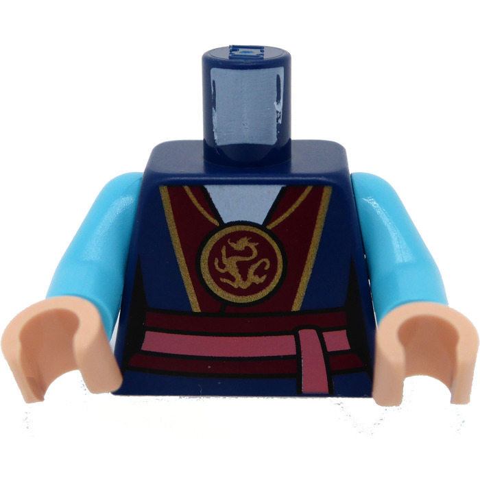 LEGO Dark Blue Minifig Torso Mulan (973 / 76382) Comes In | Brick Owl ...