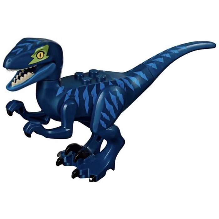 LEGO Raptor with Blue Markings and Lime Eye Patch | Brick Owl - LEGO ...