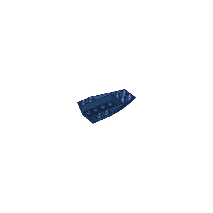 2x Wedge 6x4 Inverted Curved Schale Schiff Boot Blau/Blau 43713 Neu Lego 
