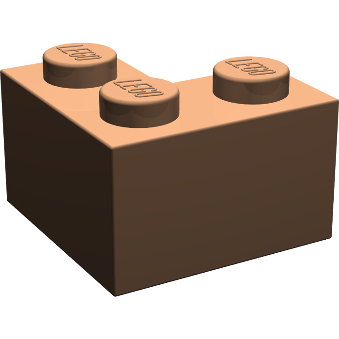 4x Brick Brique Corner 2x2 2357 reddish brown/marron/braun Lego 