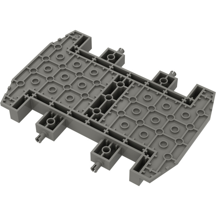 LEGO 2 x Chassis neues dunkelgrau Dark Bluish Gray Base 12x18x1 1/3 30295 