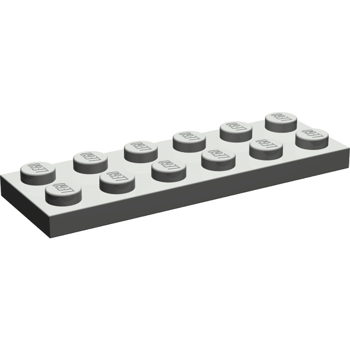 Lego 4x 3795 Dark Gray Plate 2 x 6 Star Wars 4483 