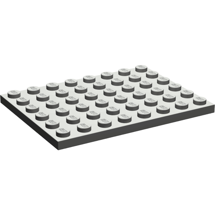 LEGO Dark Gray Plate 6 x 8 (3036) Brick Owl LEGO Marketplace