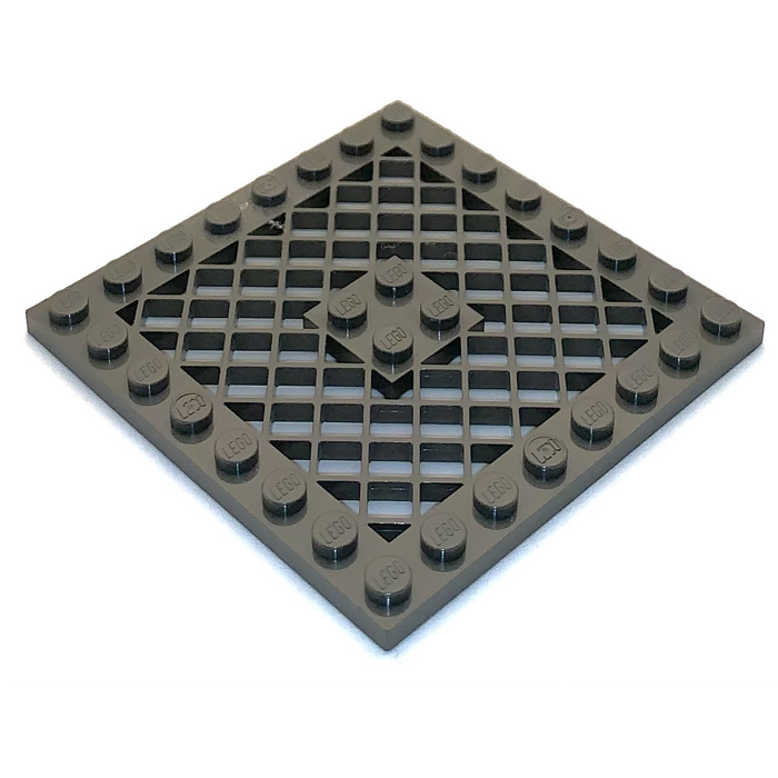 LEGO® 4151 1x Gitter Platte Dunkelgrau GRID PLATE 8X8 4299022 Dark Stone Grey 