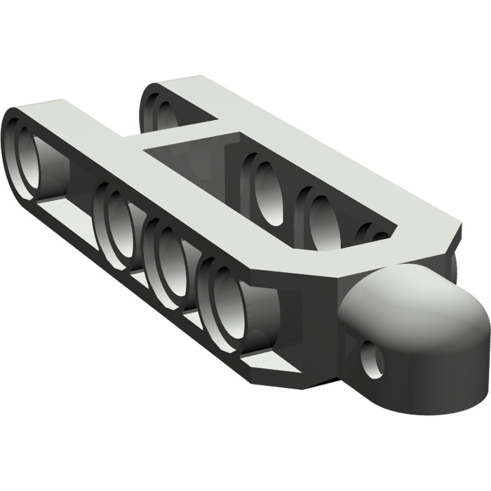 LEGO Dark Gray Suspension Arm with Rounded Ball Socket (Full Ball ...