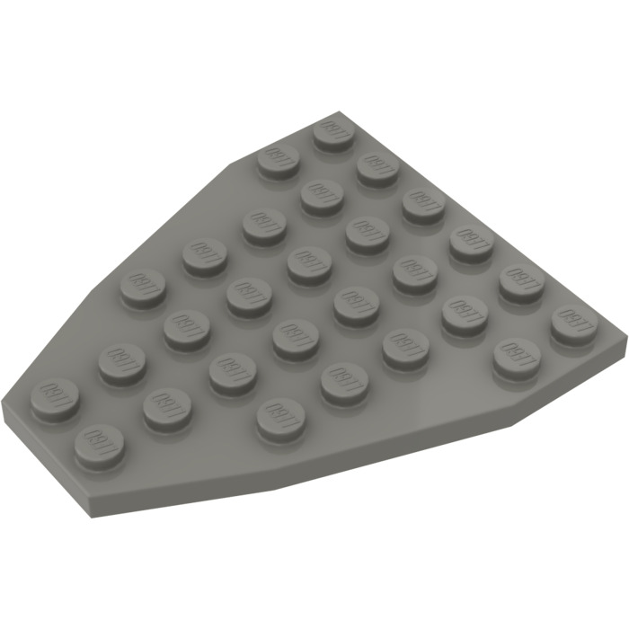 kort Pub binde LEGO Dark Gray Wing 7 x 6 without Stud Notches (2625) | Brick Owl - LEGO  Marketplace