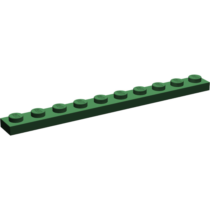alt brown 3x LEGO®  Platte 1x10 4477 NEU Braun