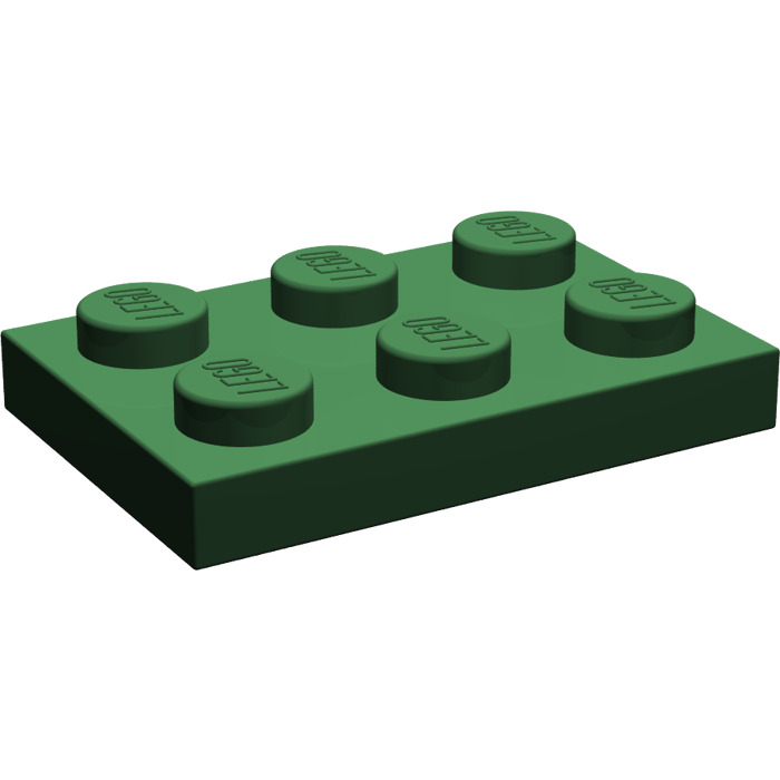 dark green 3021 10 x Lego 2x3 Plate dunkel grün 4650244 4297717/ NEU! 