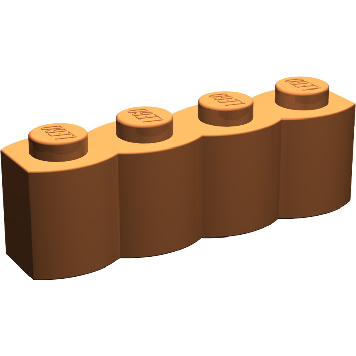 Lot lego brique brick de 1x4 4x1 modifié log mur bois choose color ref 30137 