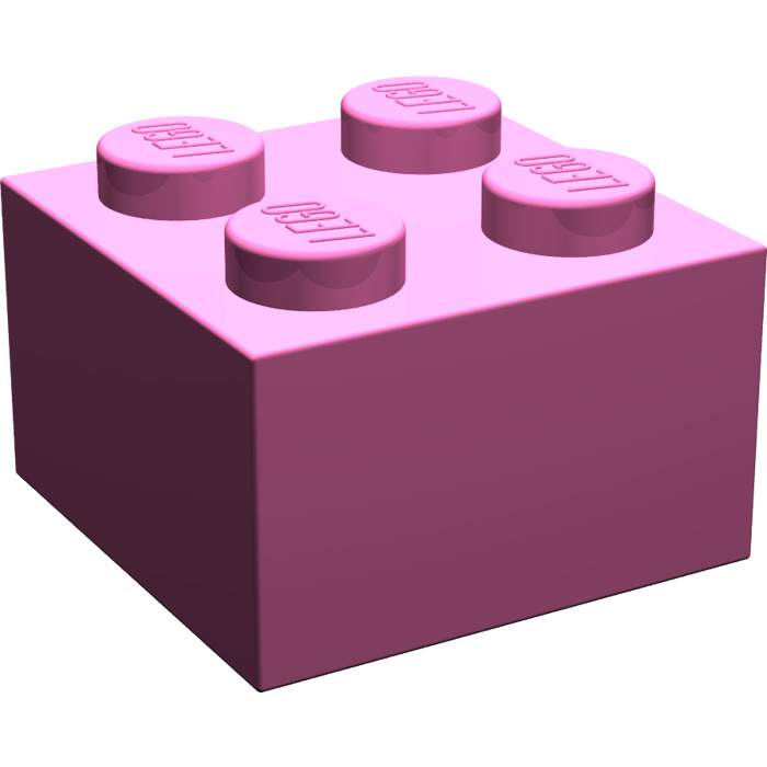 LEGO Dark Pink Brick 2 x 2 (3003)