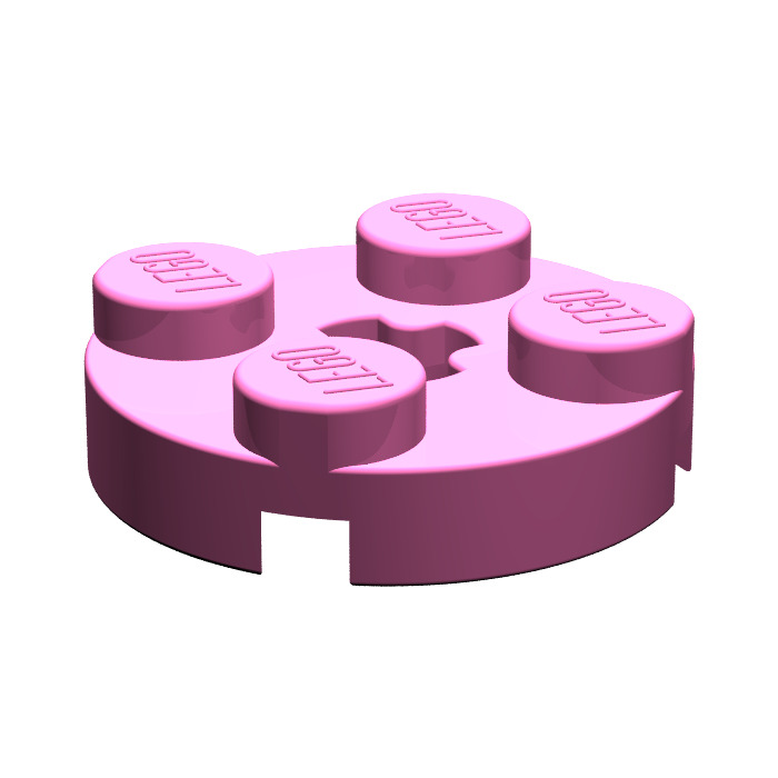 Lego 4x plate round plate round axle hole 2x2 dark grey/dark gray 4032 courrier électronique