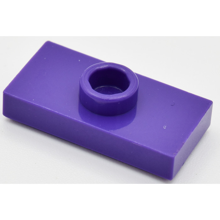 Lego 6x Plate Modified 1x2 1 Stud with Groove violet f./dark purple 15573 NEUF 
