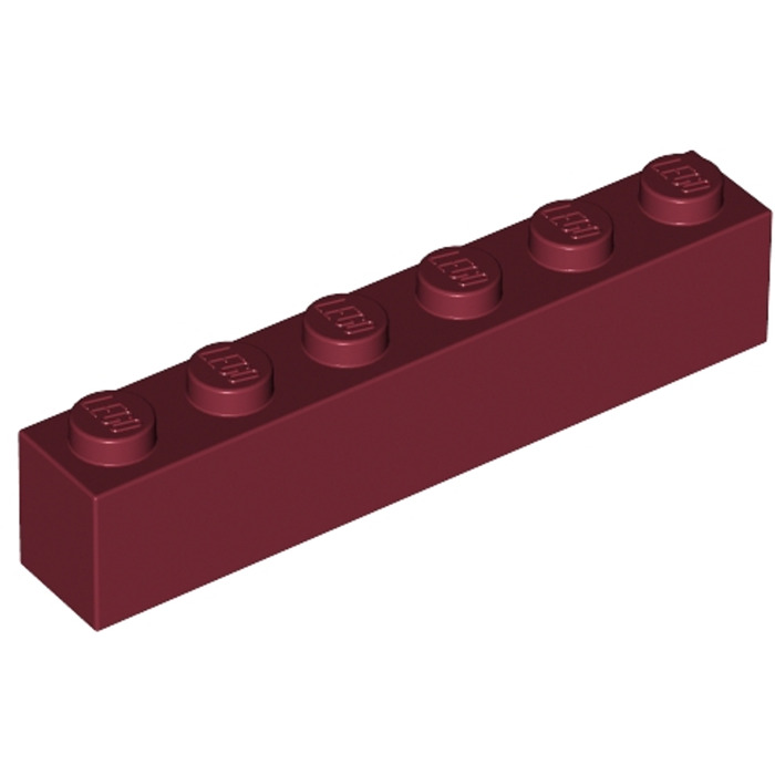Red bricks 3009 Verschiedene Mengen LEGO® 1x6 Steine Rot