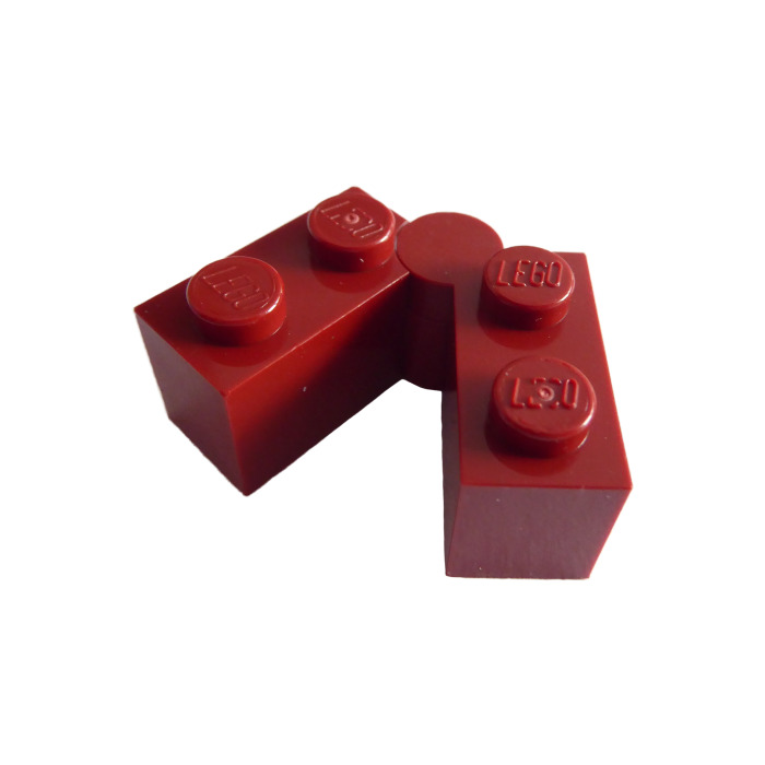 Complete Assembly Lot of ONE LEGO Dark Red Hinge Hinged Brick 1 x 4 Swivel 