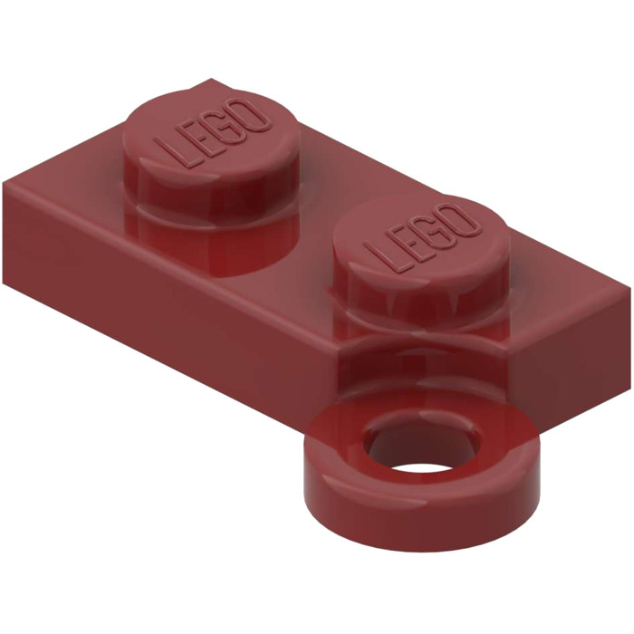 Lego 1x4 Red Lego Base Plate LEGO Dark Red Hinge Plate X Swivel