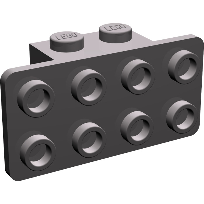 NEW 21731 / 93274 Lego 10x Dark Bluish Grey Bracket 1x2-2x4 
