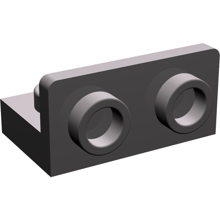 LEGO Dark Stone Gray Bracket 1 x 2 with 1 x 2 Up (99780) | Brick Owl ...