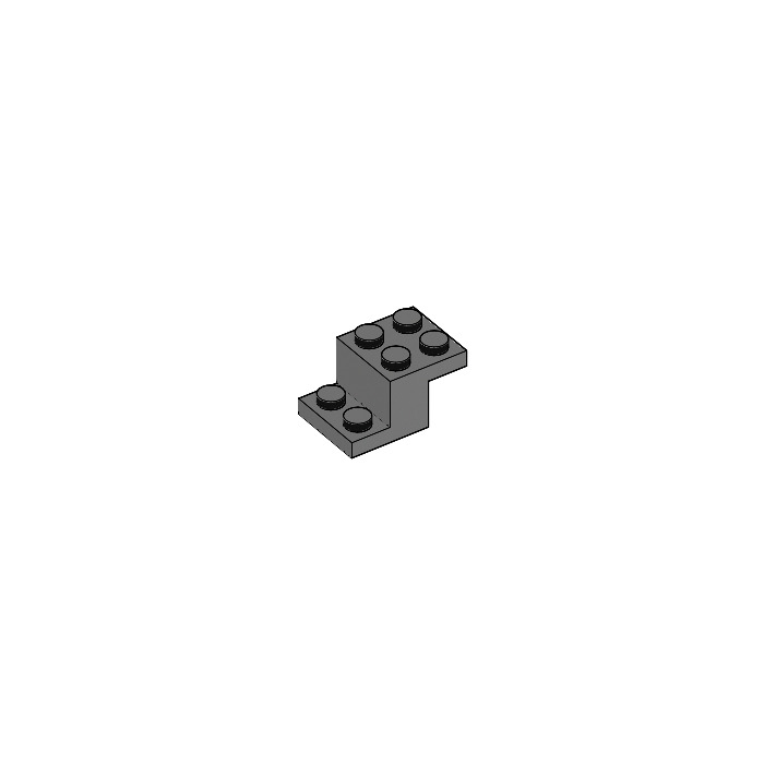 LEGO NEW 2x3x1 1/3 Dark Stone Grey Brick with Plate 10x 6099909 Brick 18671 