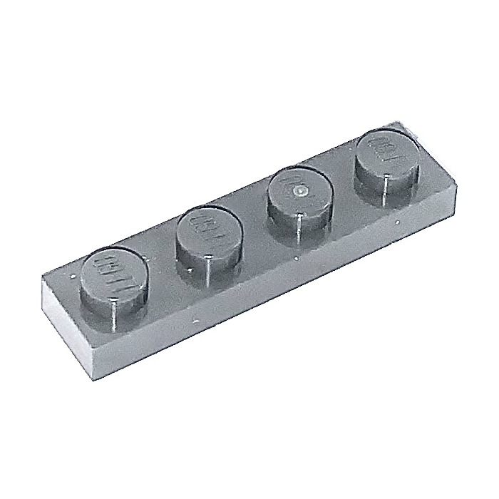 LEGO® Dark Gray Plate 1 x 4 Design ID 3710 
