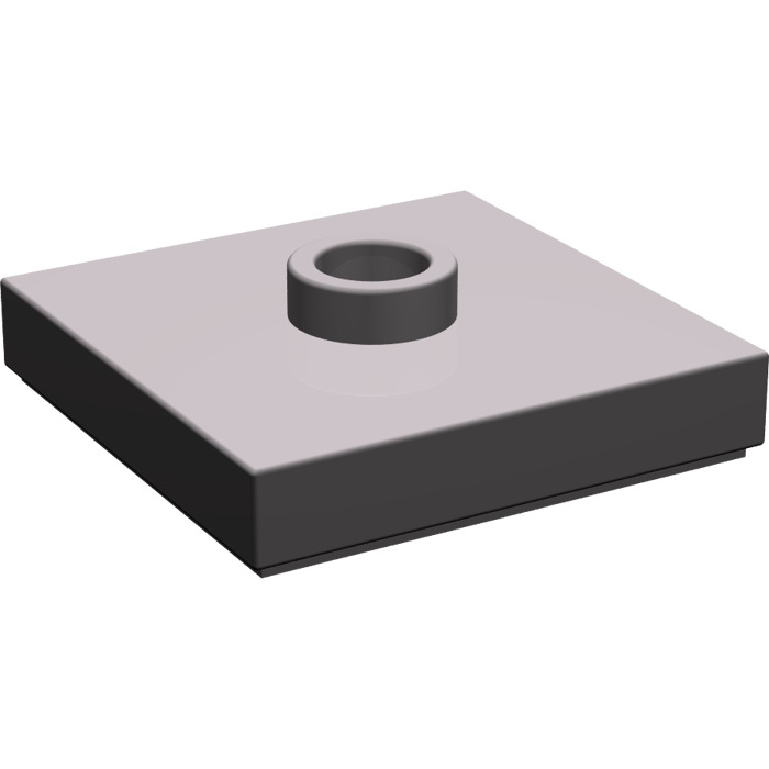 Lego 6126083-Azulejo de placa de 23893 con piedra gris oscuro Centro Stud X20 ** 