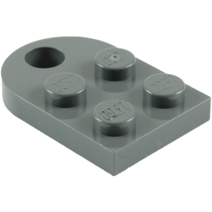 Lego 3176 x2 Plate Modified 3 x 2 with Hole White 
