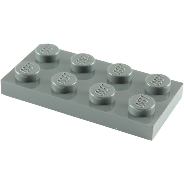 Dark Bluish Gray Grey Gris Foncé NEUF Lego 3020-10x Plaque Plate 2x4 