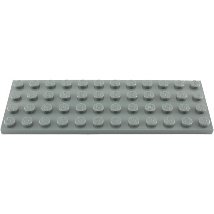 Lego flat plate 1x 4x12 12x4 grey/light gray 3029 new courrier électronique