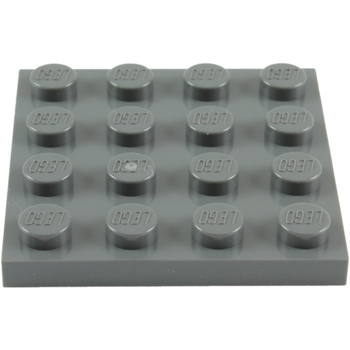 Lego 10 x plancha base rojo oscuro Dark Red Basic plate 4x4 3031 4243840