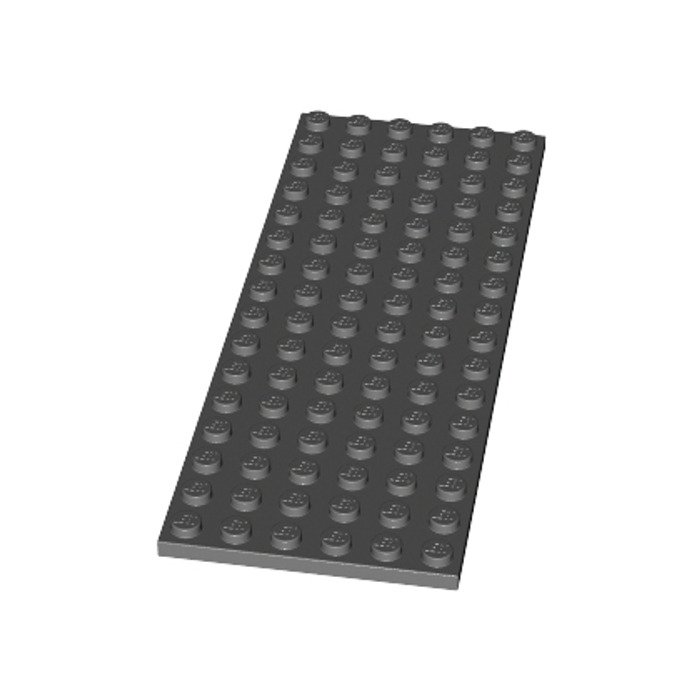 2 Pièce 4226358 neudunkelgrau/Dark Stone Grey Lego ® Plaque de Base 6x16 
