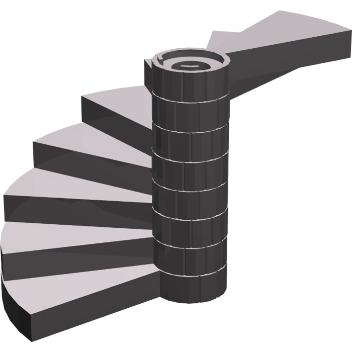 LEGO Dark Bluish Gray Spiral Stairs Staircase Steps Exactly as Shown