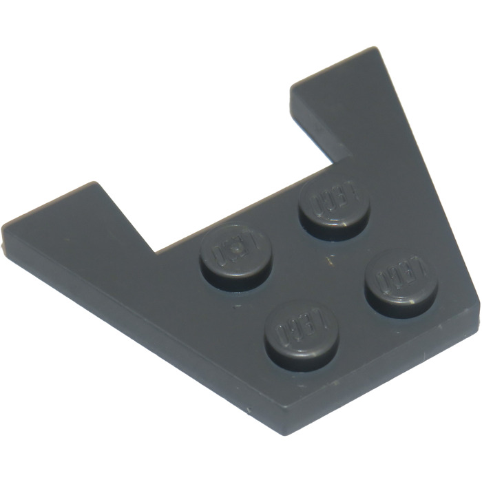 Lego 5 black fins set 8462 7573 6868 5581/5 black wedge plate