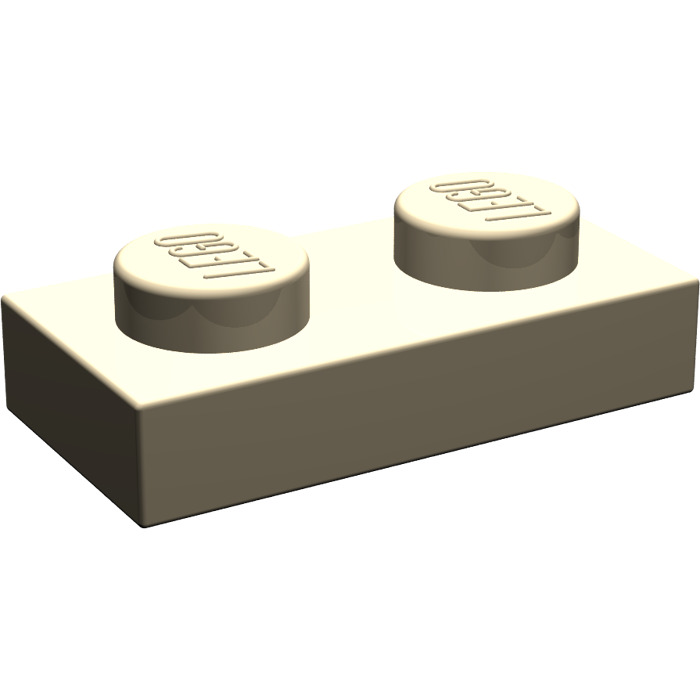 3023 beige NEU / NEW Lego 5 x Platte Platten 1 x 2 Dark Tan Plate