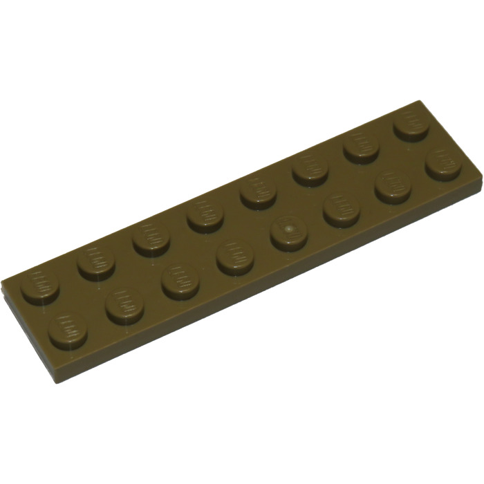 Lego 3034 2x8 plate reddish braun 5x 2x8 Platte rotbraun c