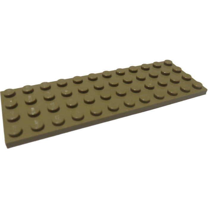 1x Plate Flat 4x12 12x4 Brown/Reddish Brown 3029 New Lego 