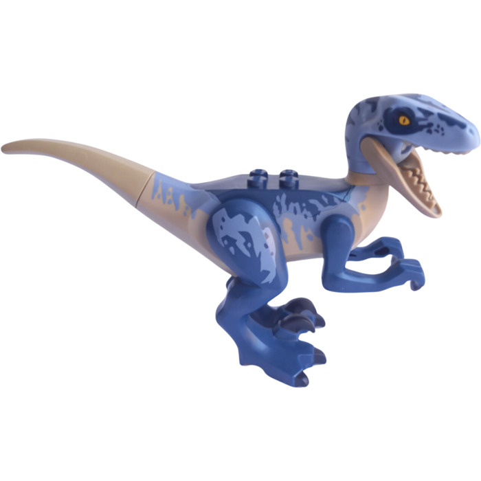 LEGO Dark Tan Raptor with Dark Blue and Sand Blue Markings | Brick Owl
